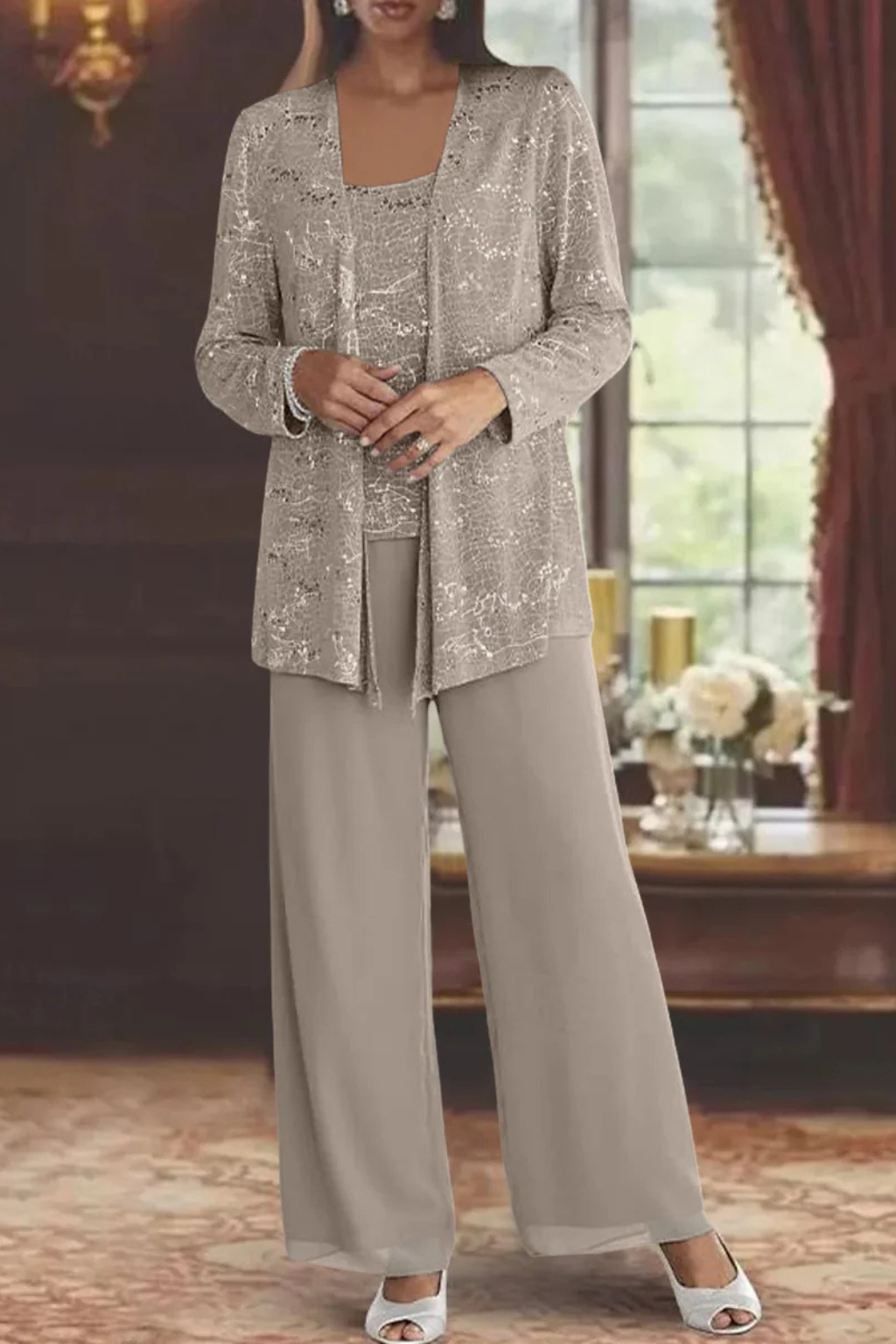 Rafaela™ | Elegant Evening Occasion Pant Set
