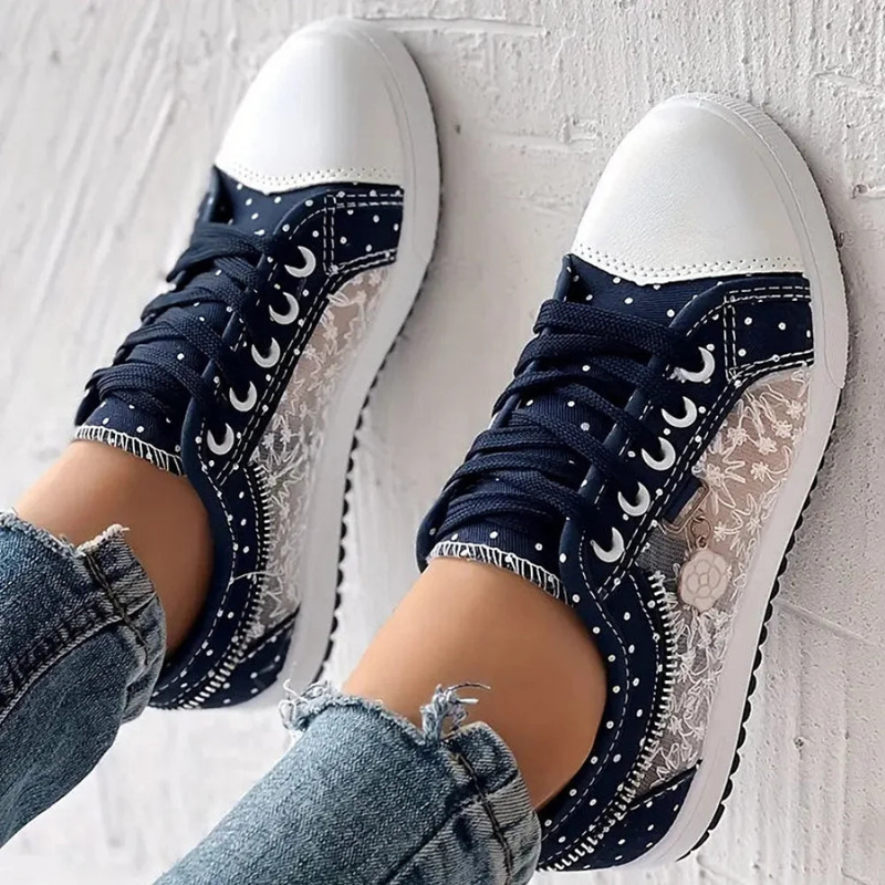 Lucienne - Floral Elegance Sneakers