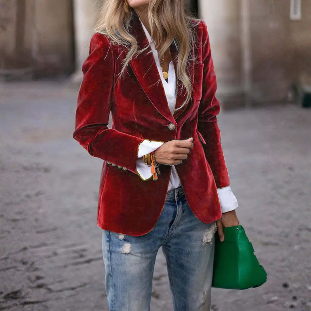 Louella | Buttoned Elegant Blazer