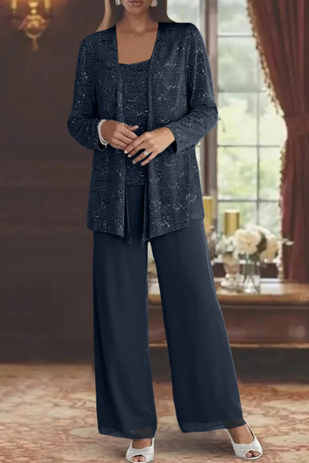 Rafaela™ | Elegant Evening Occasion Pant Set