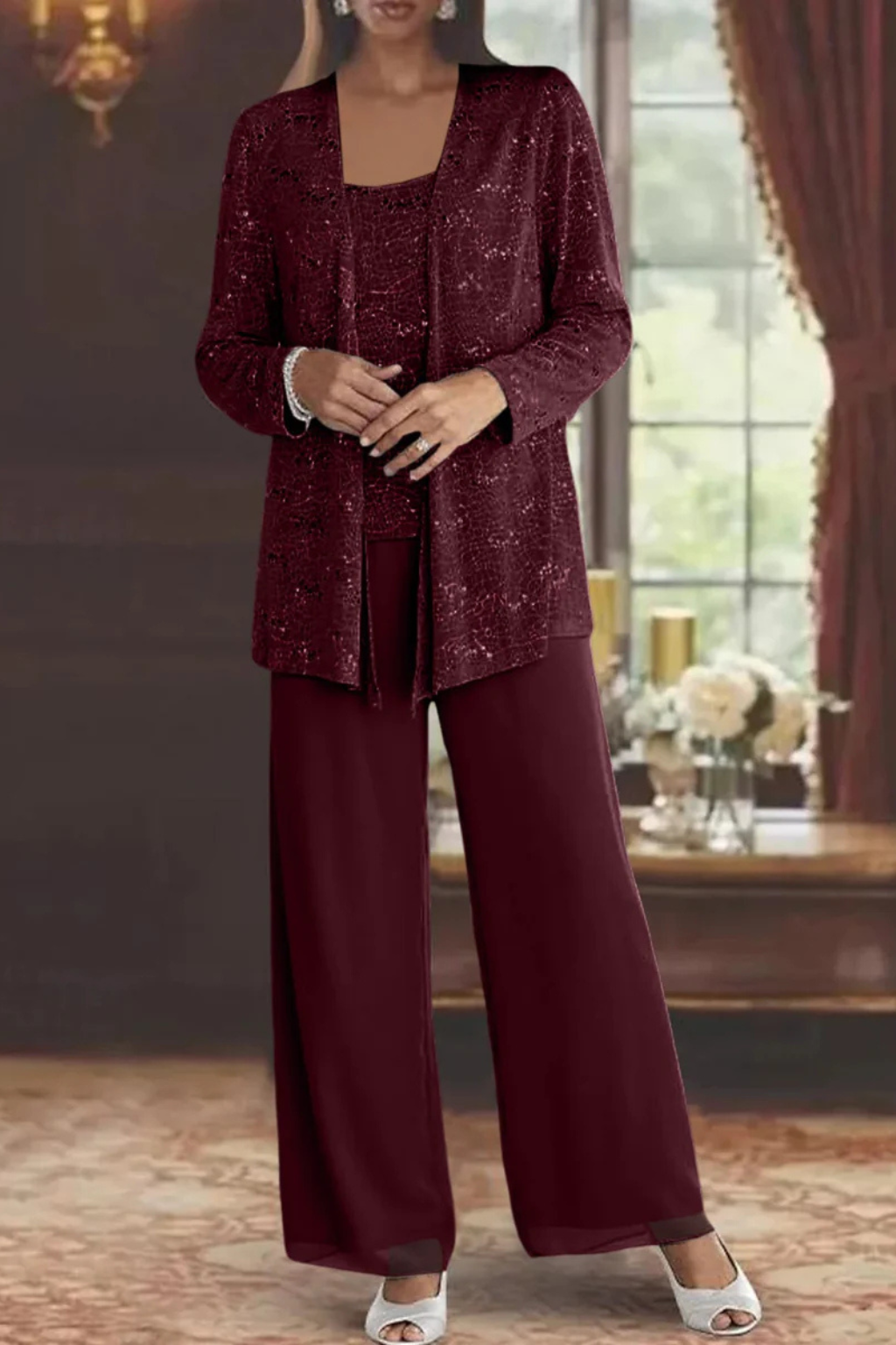 Rafaela™ | Elegant Evening Occasion Pant Set