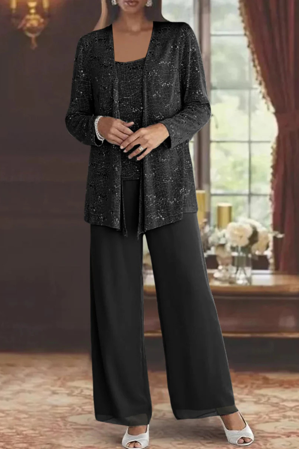 Rafaela™ | Elegant Evening Occasion Pant Set