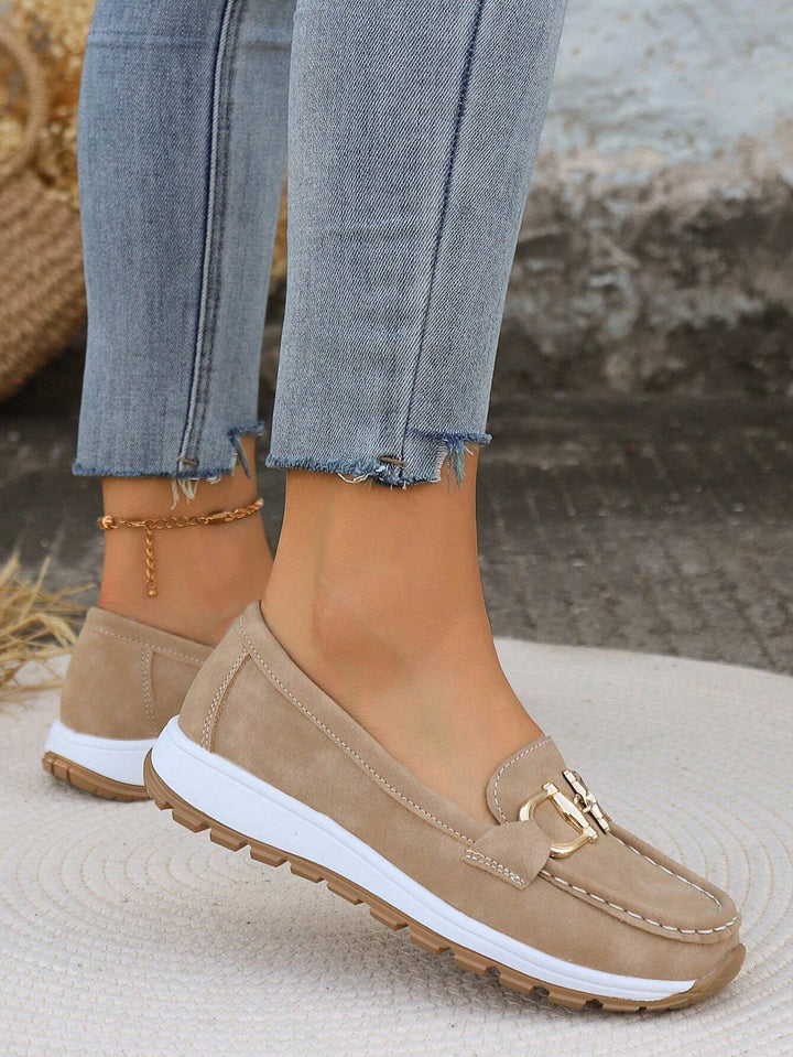Scarlett - Chic Buckle Loafers
