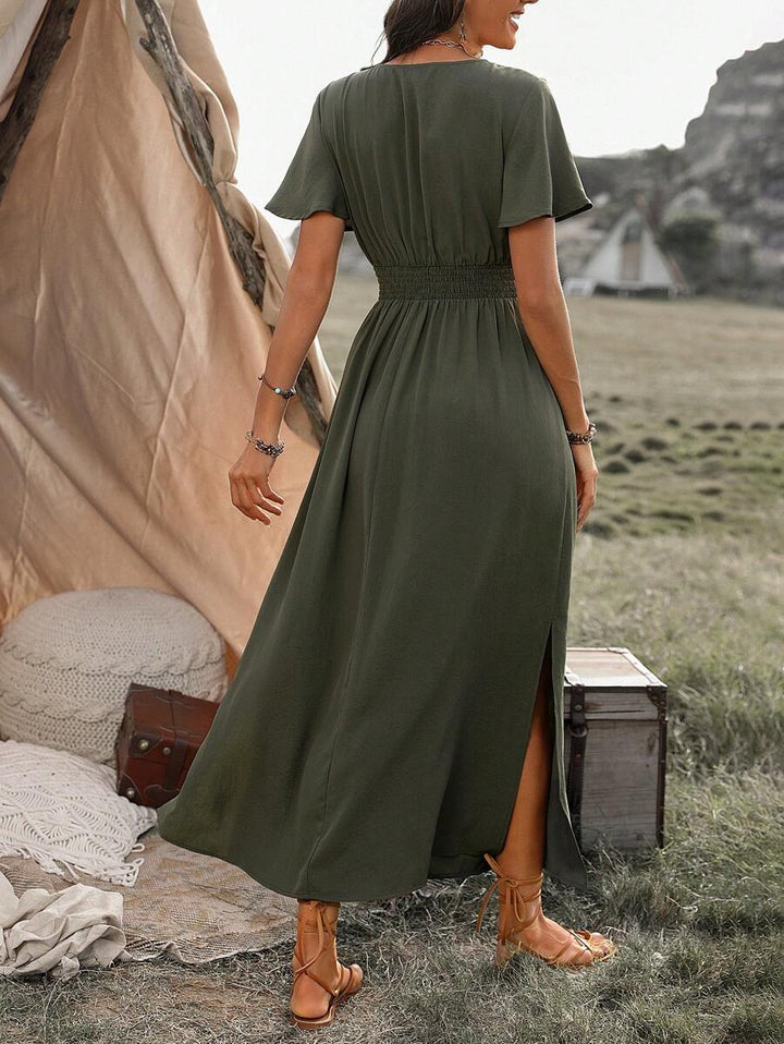 Dylana - Elegant Maxi Slit Dress