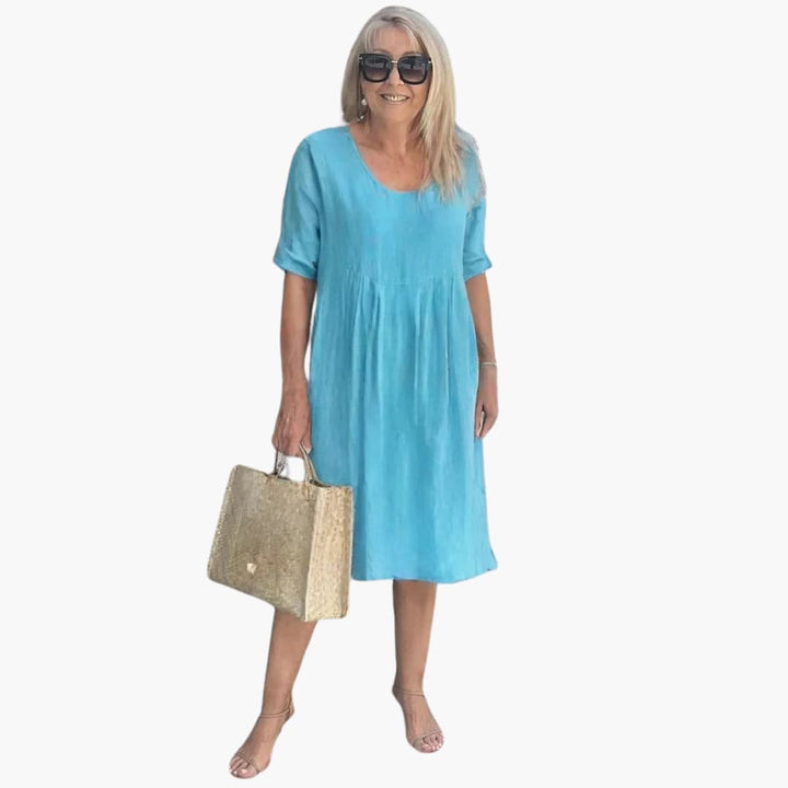 Audrey - Casual Pocket Tunic Dress