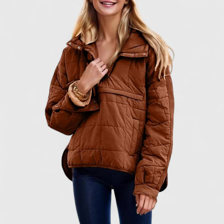 Faith – Waterproof Oversized Pullover Jacket with Hood