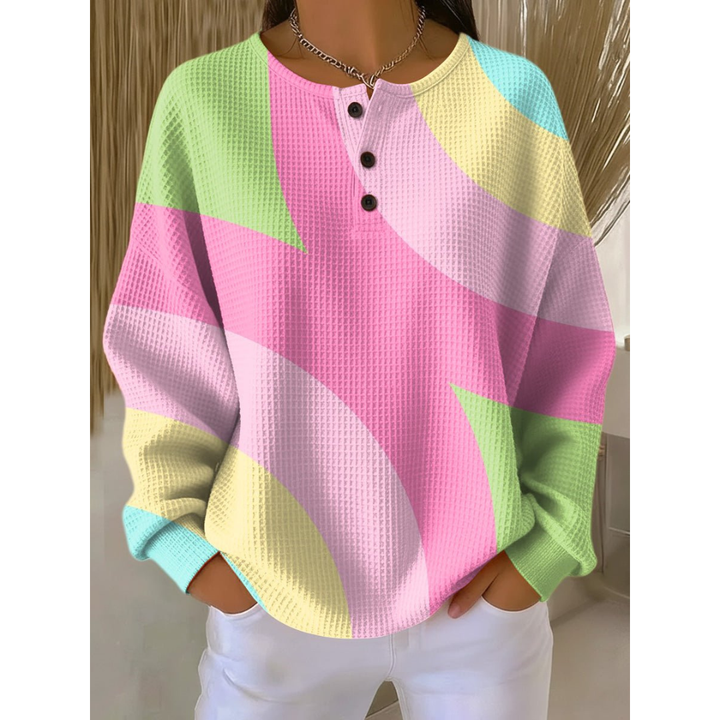 Celia | Geometric Oversized Sweater