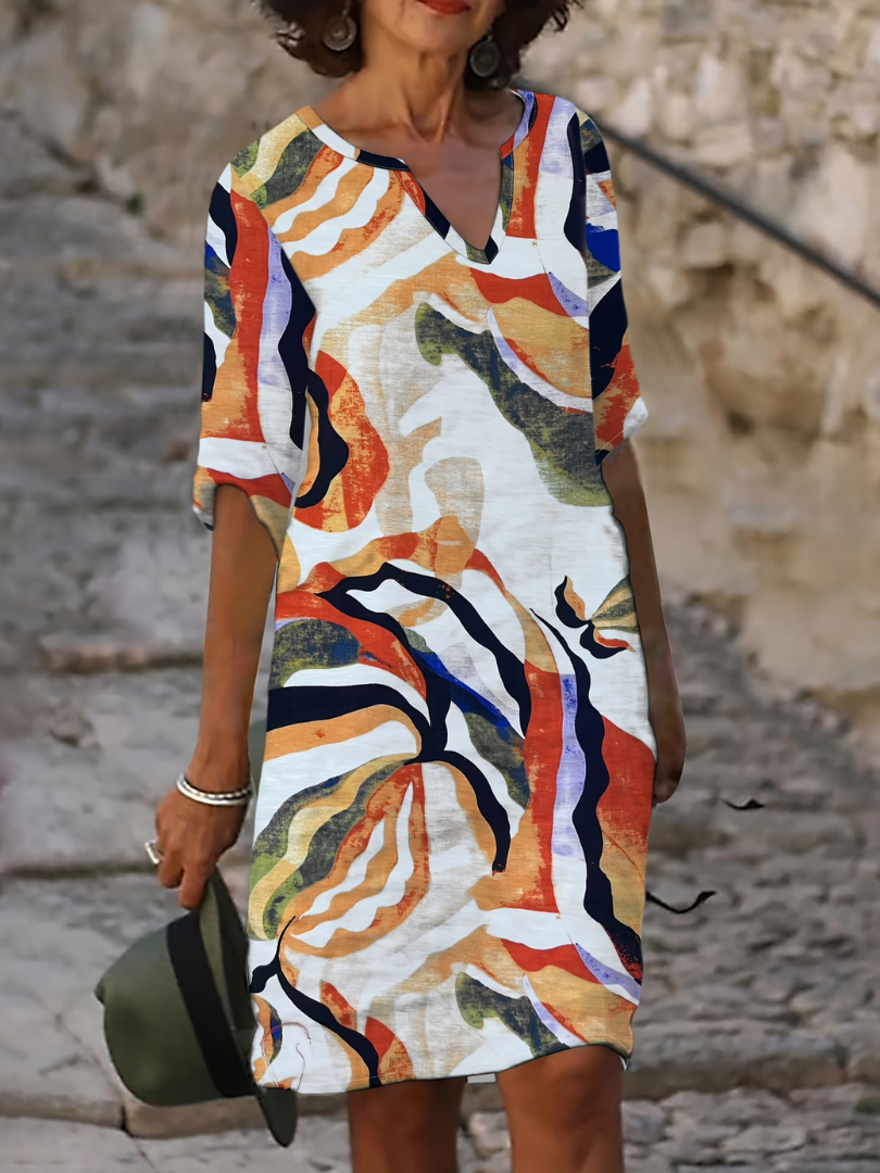 Bia - Airy Printed Summer Dress