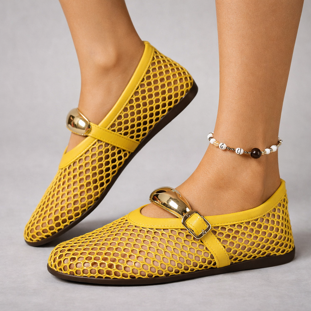 Riza - Orthopedic Mesh Mary Jane Ballerinas