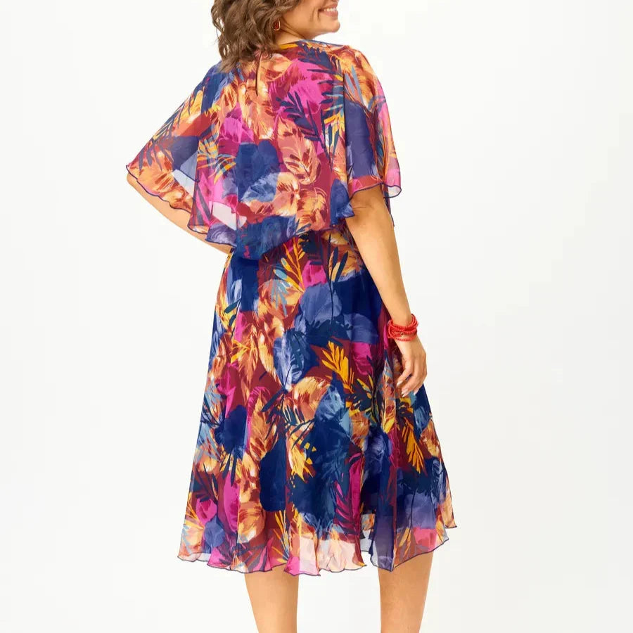 Beatrice - Breezy Plus Size Chiffon Dress