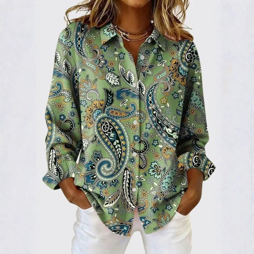 Althea | Paisley Print Blouse
