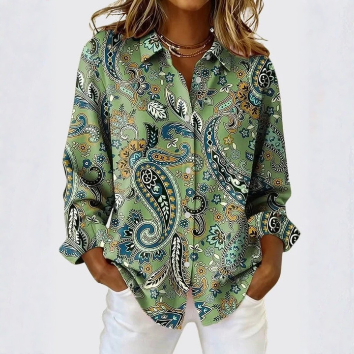 Althea | Paisley Print Blouse