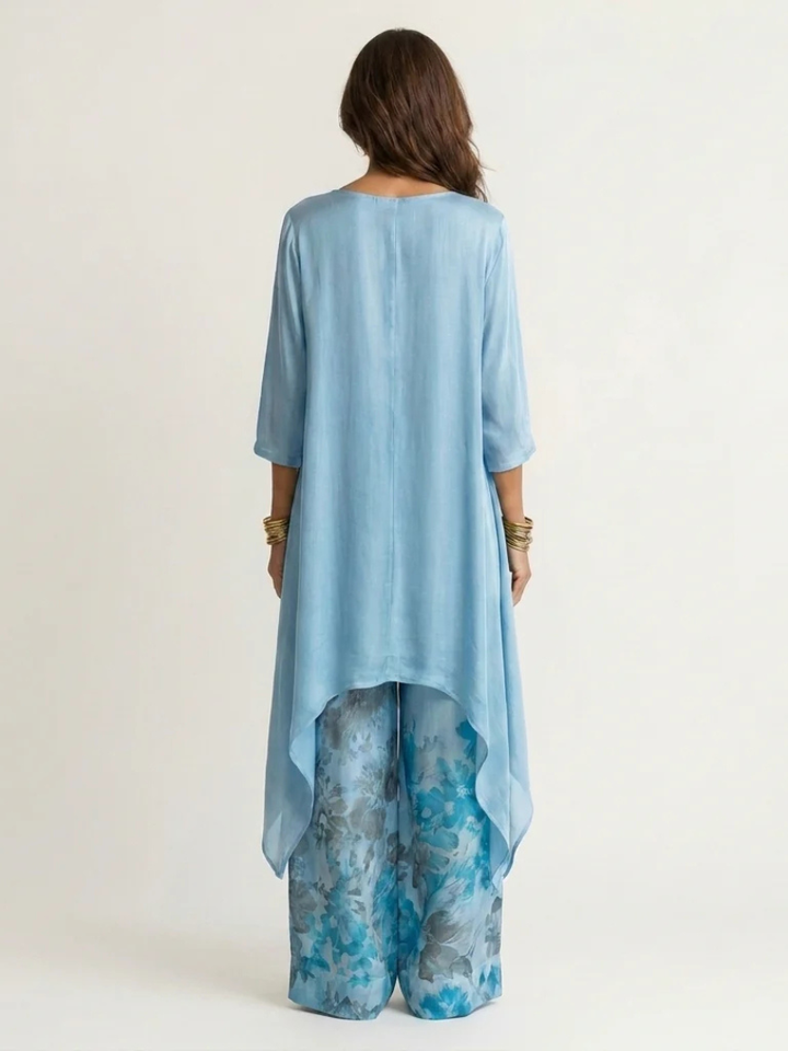 Cariola | Two-Piece Set with Asymmetric Tunic