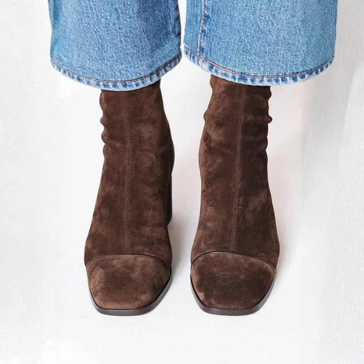 Yenna – Elegant Comfort Heel Boots