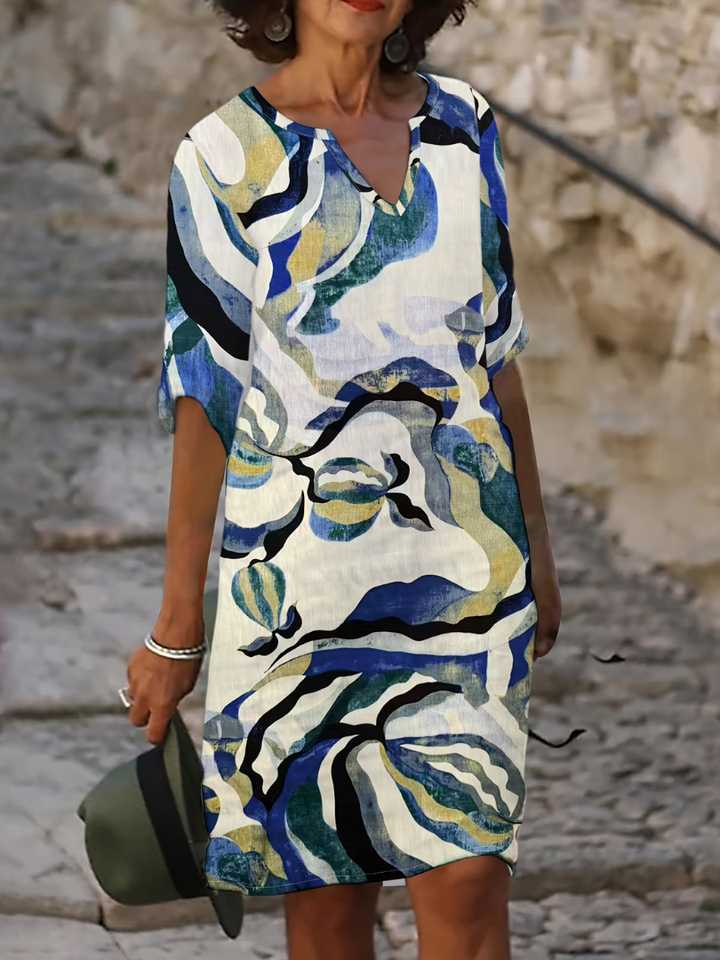 Bia - Airy Printed Summer Dress