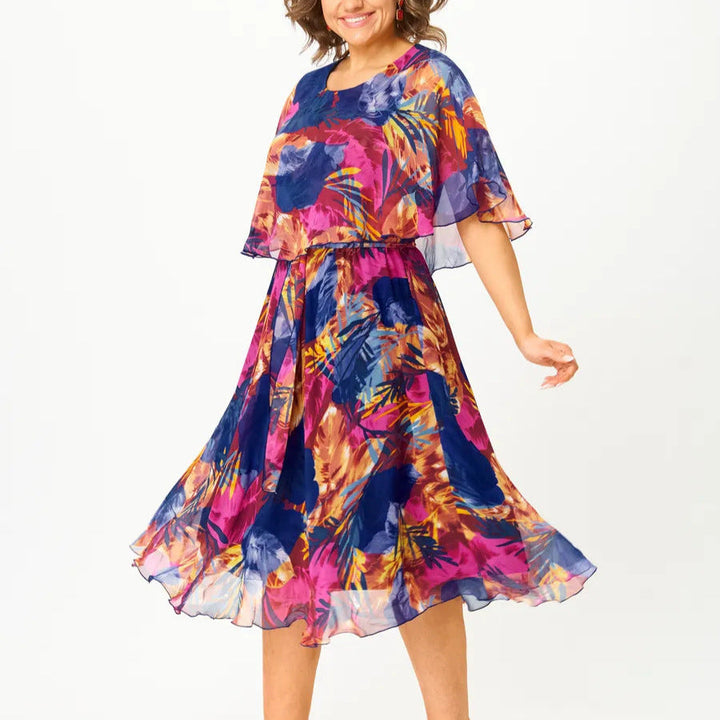 Beatrice - Breezy Plus Size Chiffon Dress