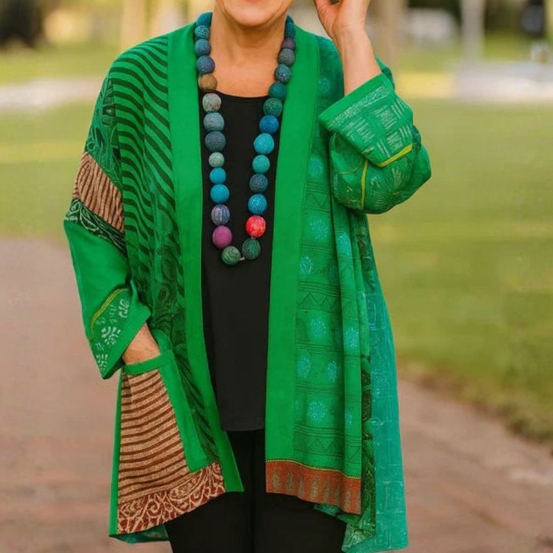 Greta | Elegant Drape Cardigan