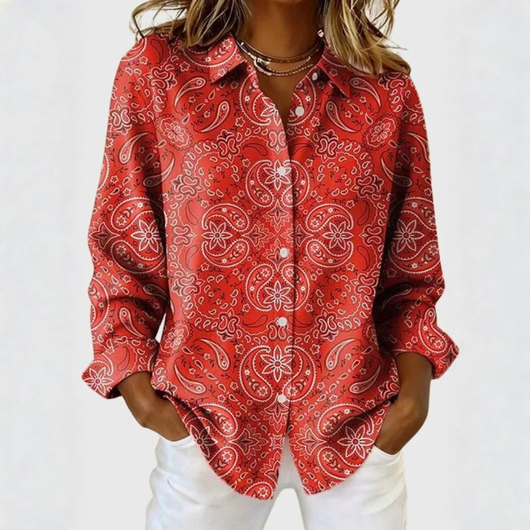 Althea | Paisley Print Blouse