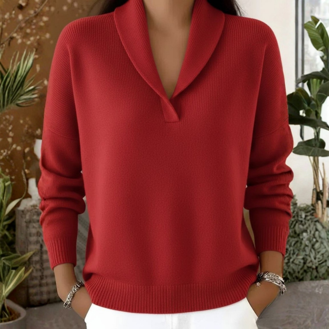 Fleur | V-Neck Cozy Sweater