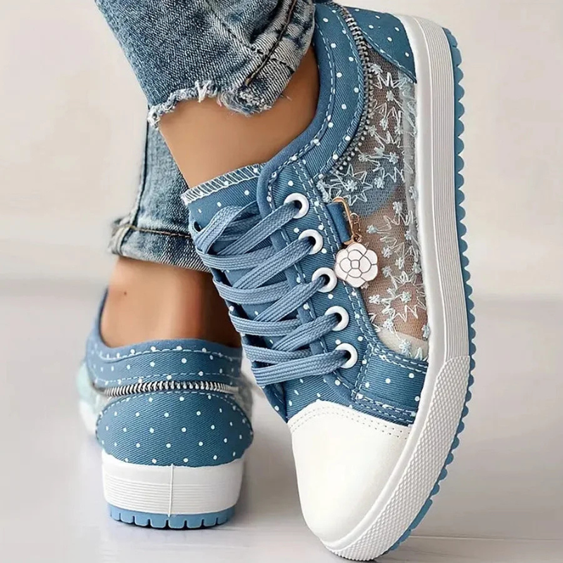 Lucienne - Floral Elegance Sneakers