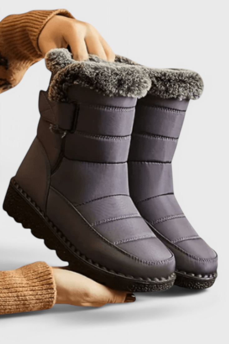 Lexi Waterproof Winter Boots Featuring Slip-Resistant Sole