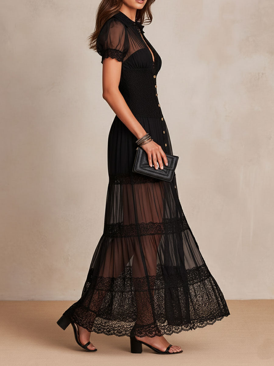 Jinne - Elegant Boho Maxi Dress