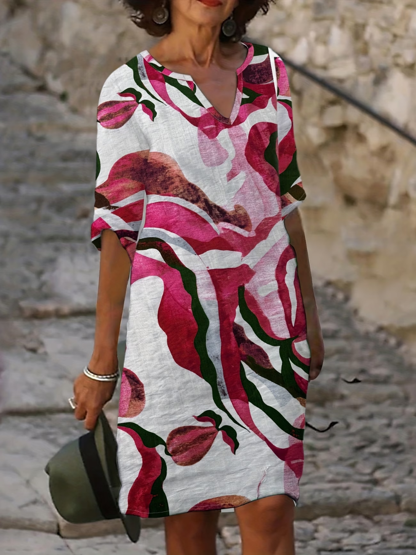 Bia - Airy Printed Summer Dress
