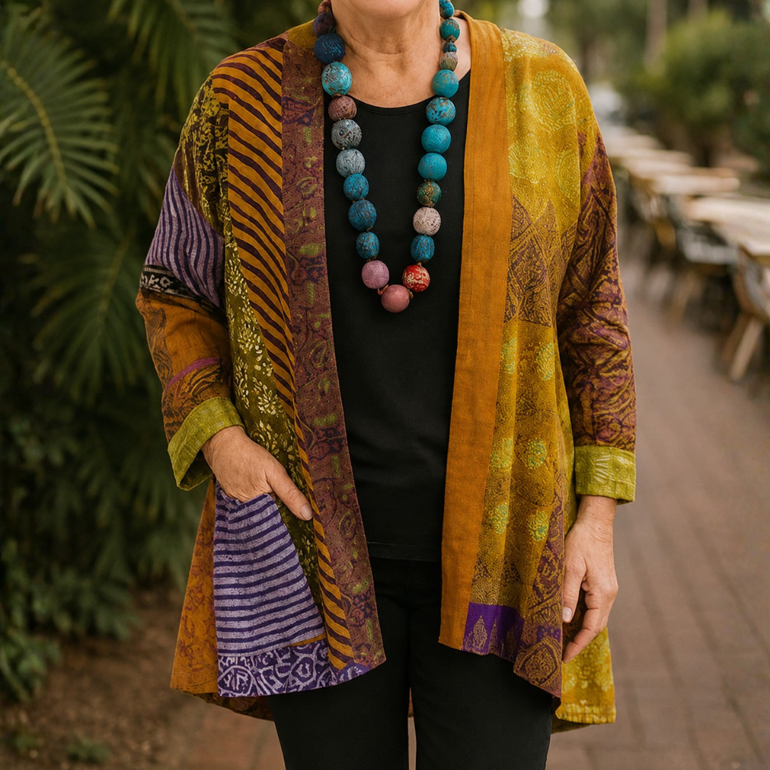 Greta | Elegant Drape Cardigan