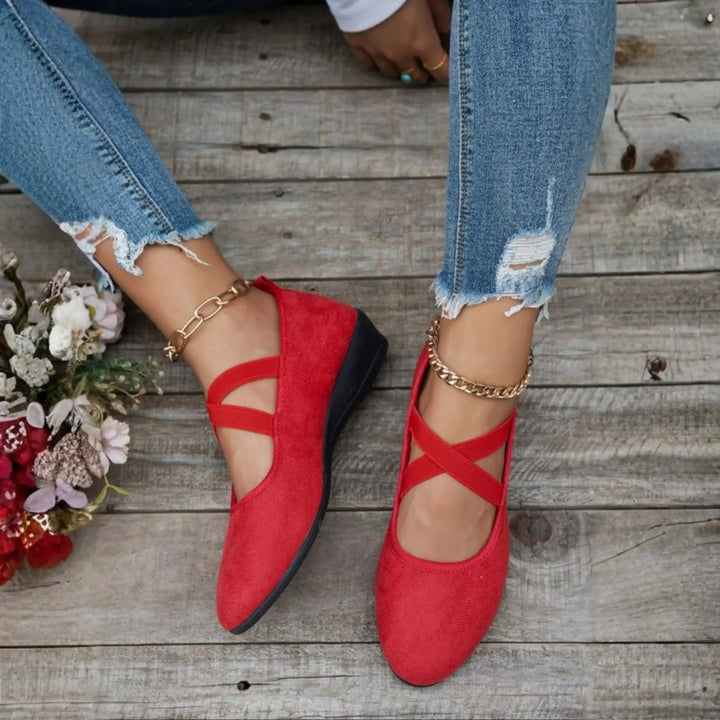 Sue - Wedge Slip-On Shoes