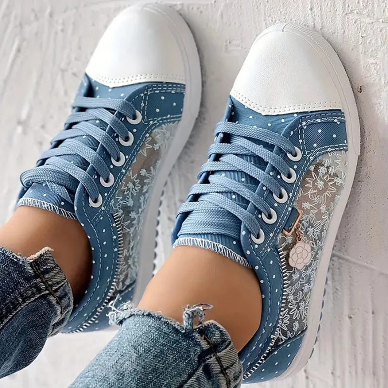 Lucienne - Floral Elegance Sneakers
