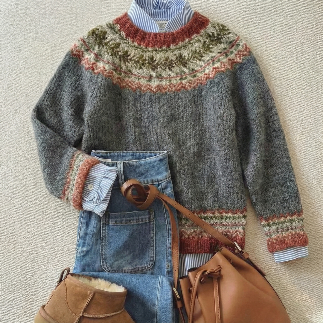 Beverly – Heritage Nordic Knit Sweater