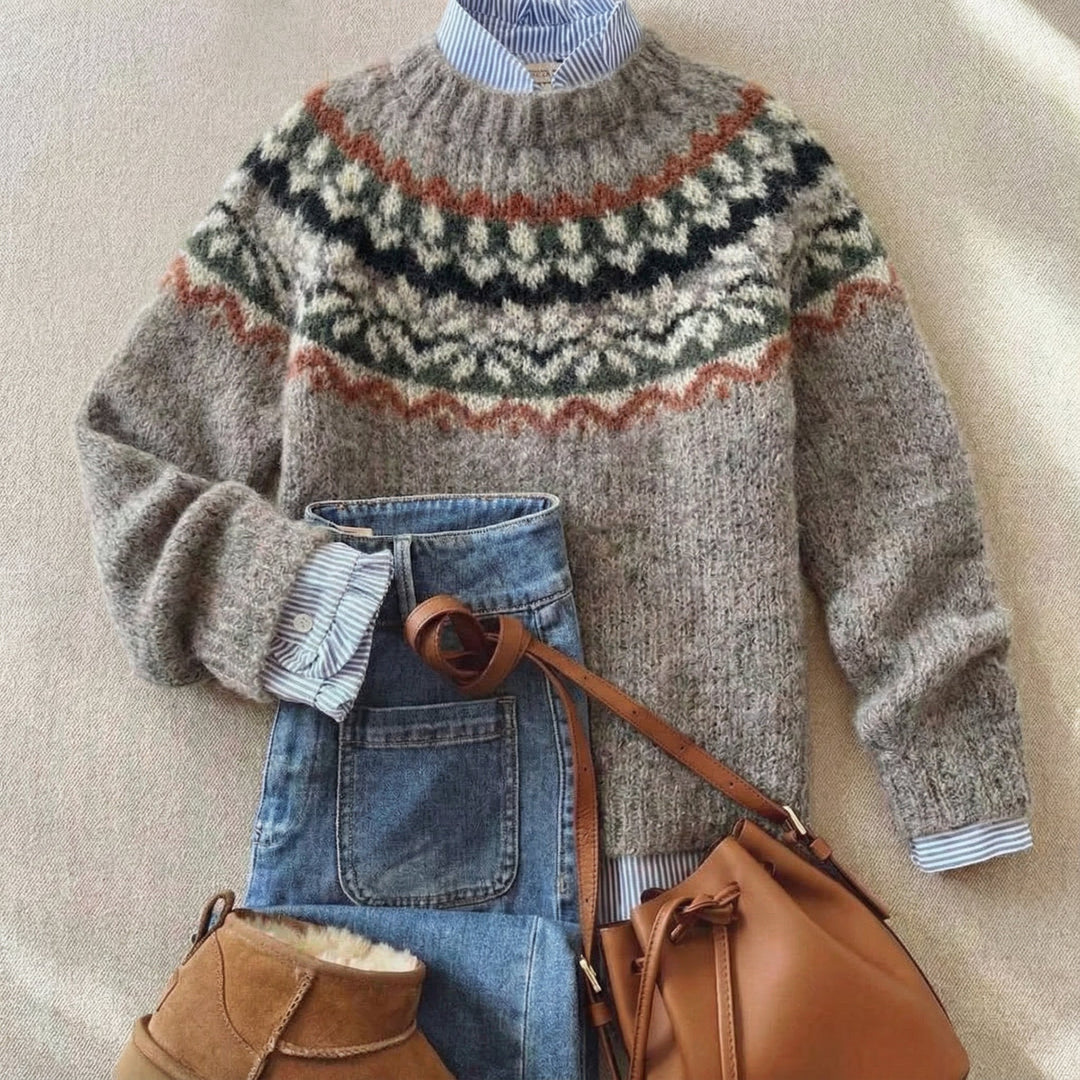 Beverly – Heritage Nordic Knit Sweater