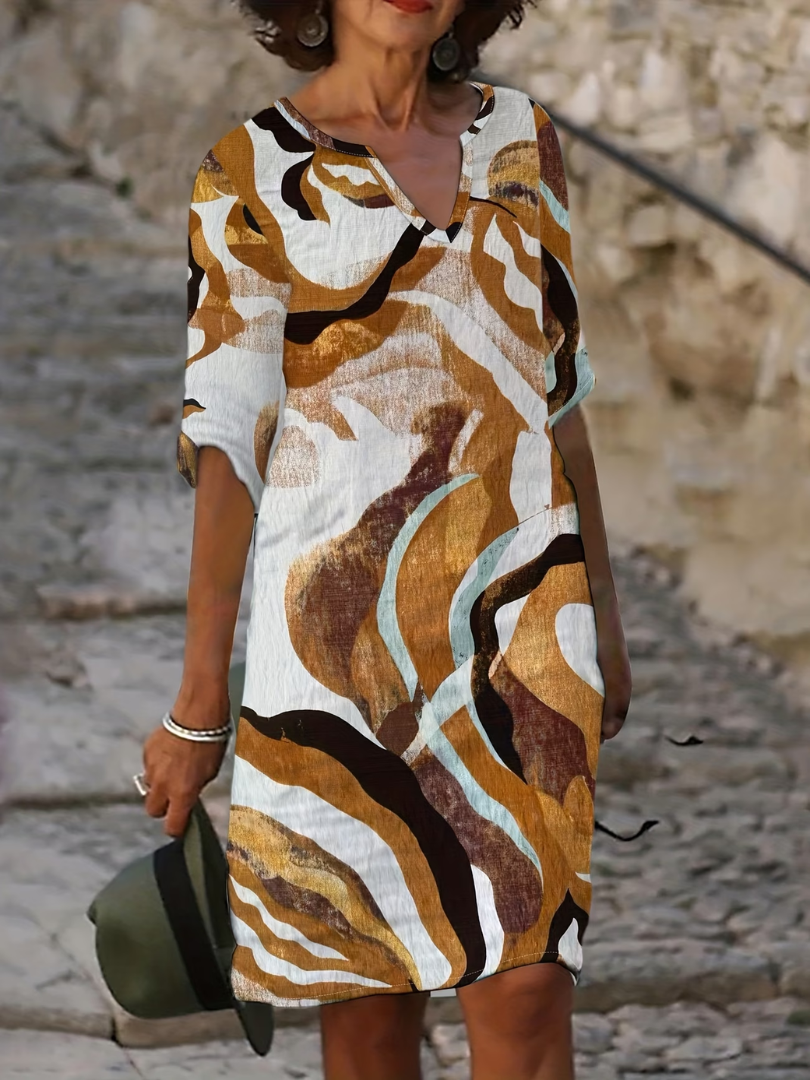 Bia - Airy Printed Summer Dress