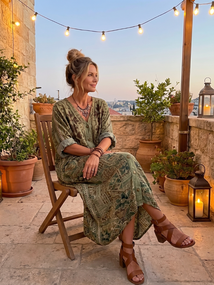 Narmi - Oversized Button Maxi Dress