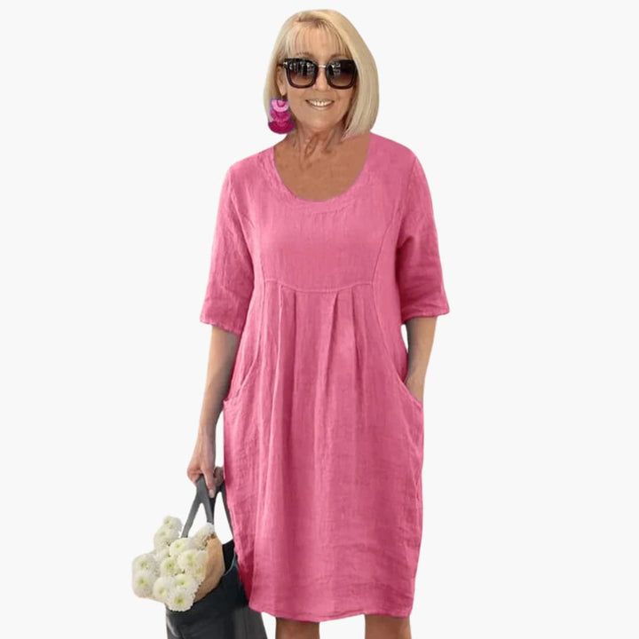 Audrey - Casual Pocket Tunic Dress