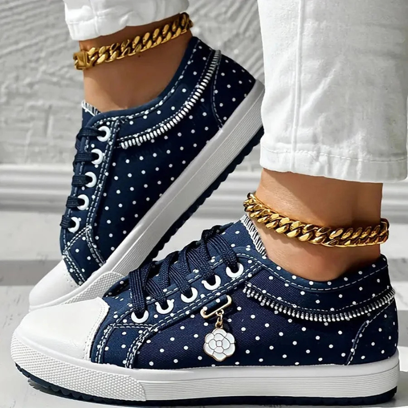 Lucienne - Floral Elegance Sneakers