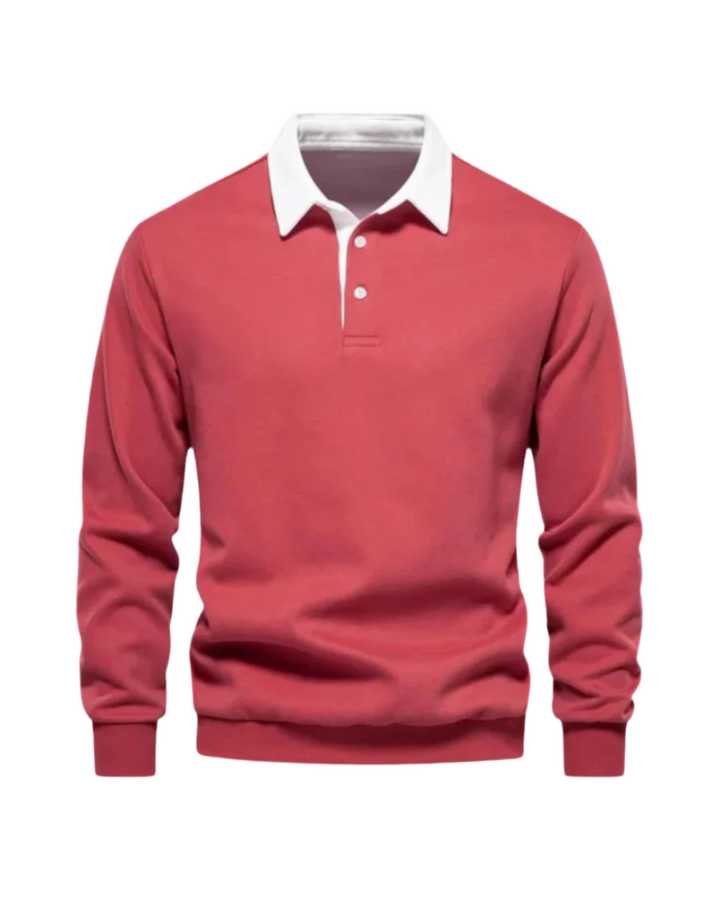 Dale - Casual Polo Knit Sweater