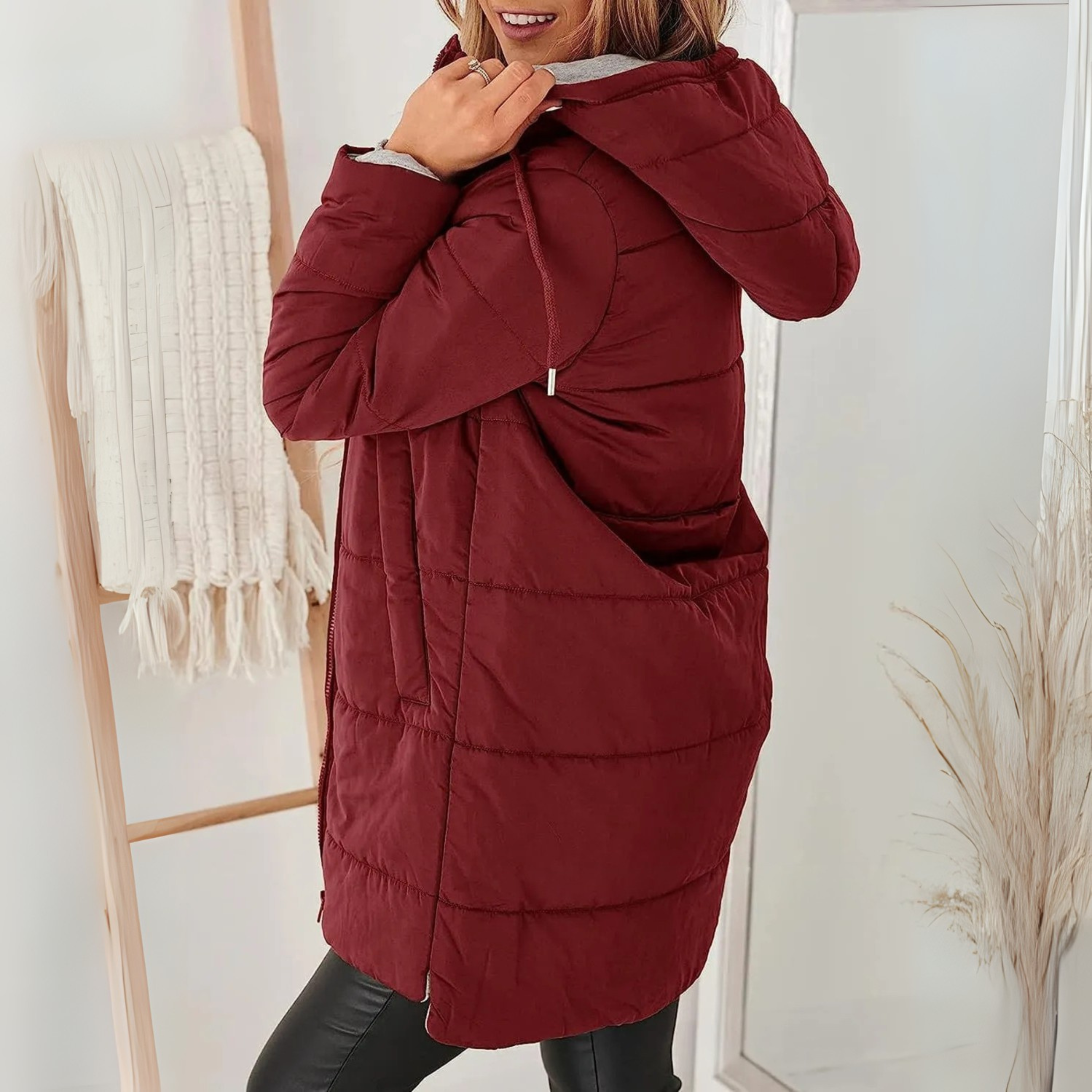 Eula - Casual Hooded Puffer Down Jacket