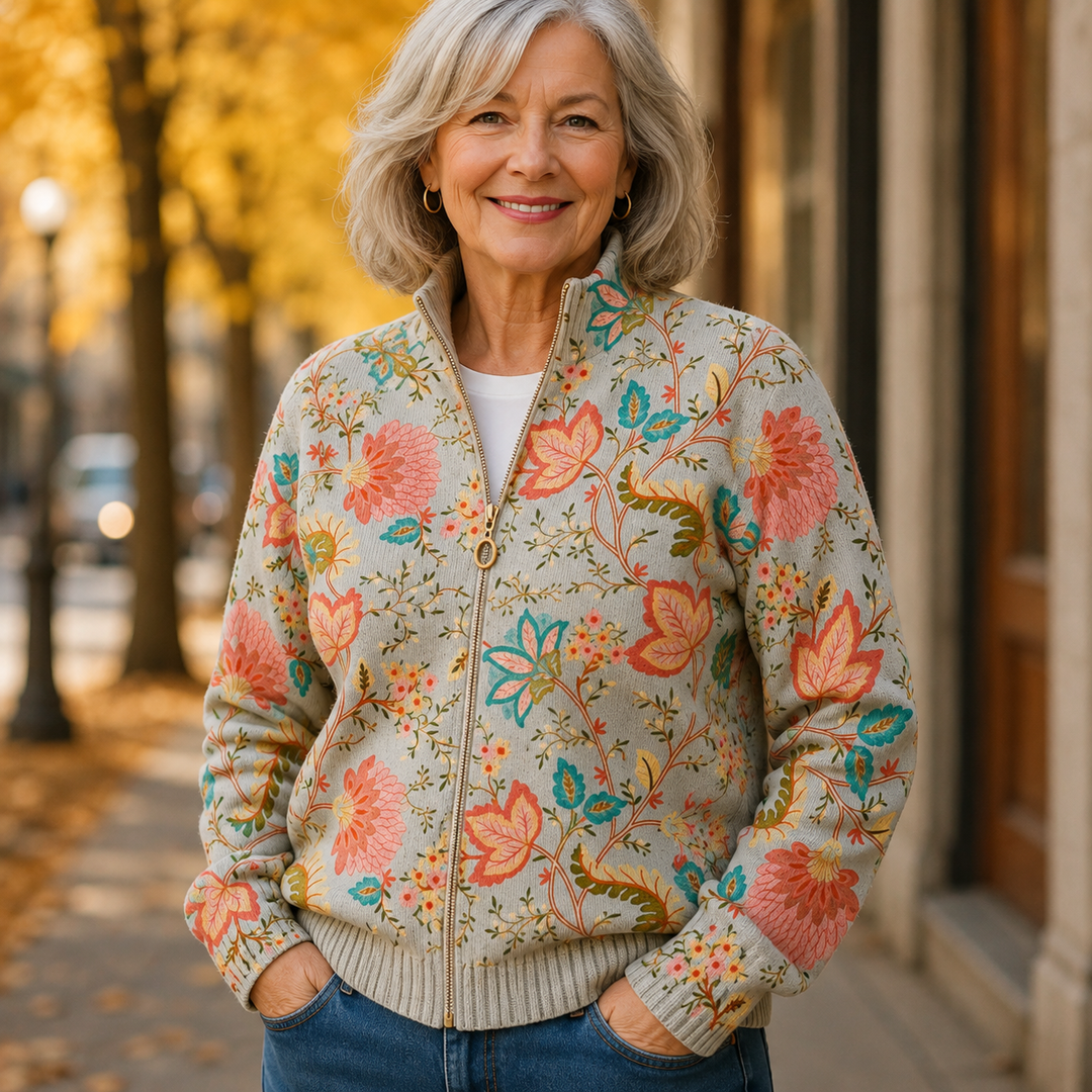 Xanthe™ | Vintage Floral Garden Print