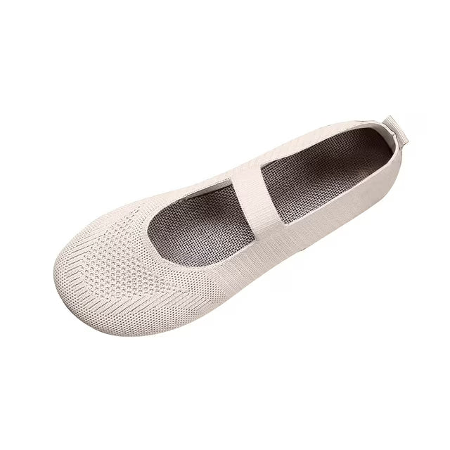 Gemma - Breathable Knit Walking Flats