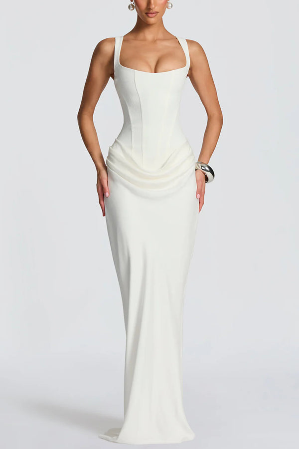 Louisse – Maxi Dress with Square Neckline