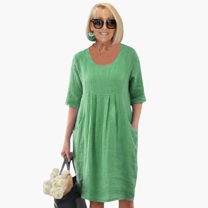 Audrey - Casual Pocket Tunic Dress