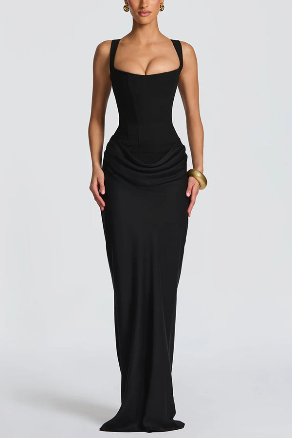 Louisse – Maxi Dress with Square Neckline