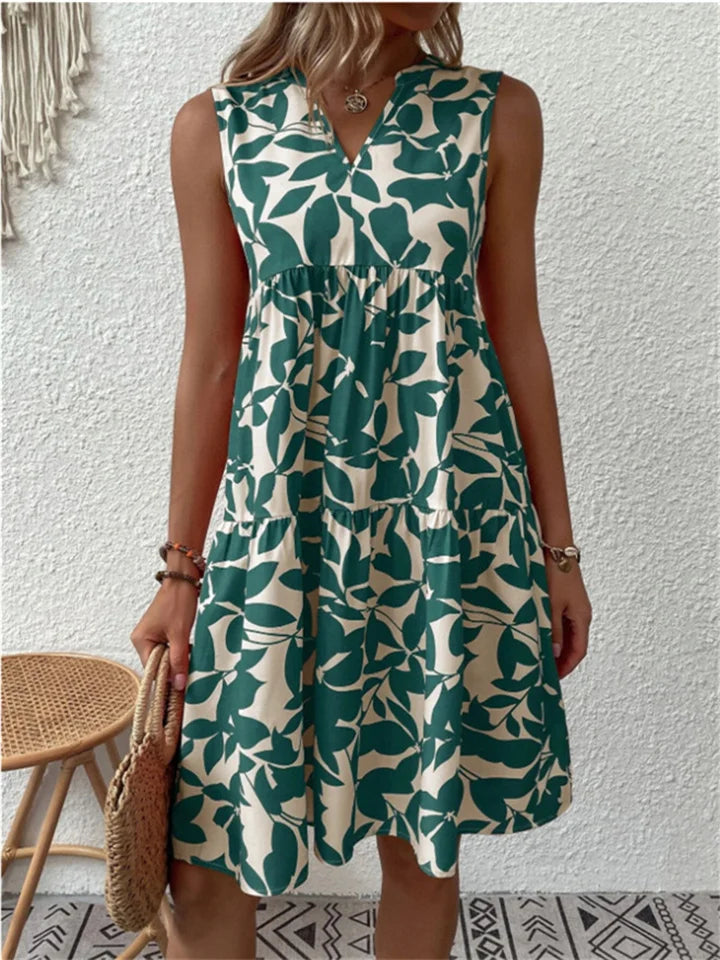 Alyana - Flowing Floral Midi Dress