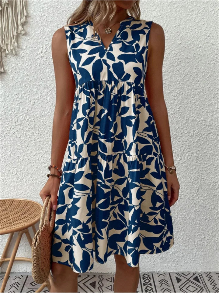 Alyana - Flowing Floral Midi Dress