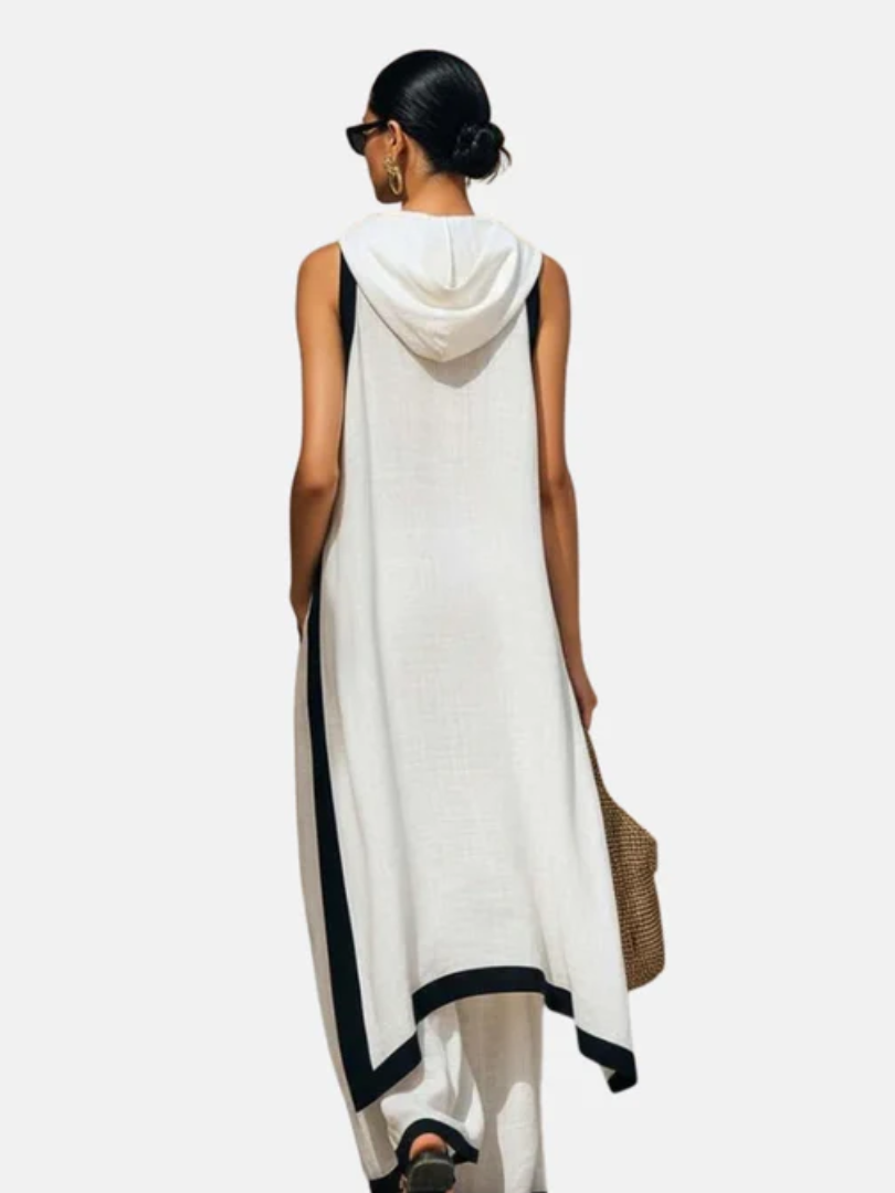Elisandra™ | Long Tunic And Wide-legged Trousers Set
