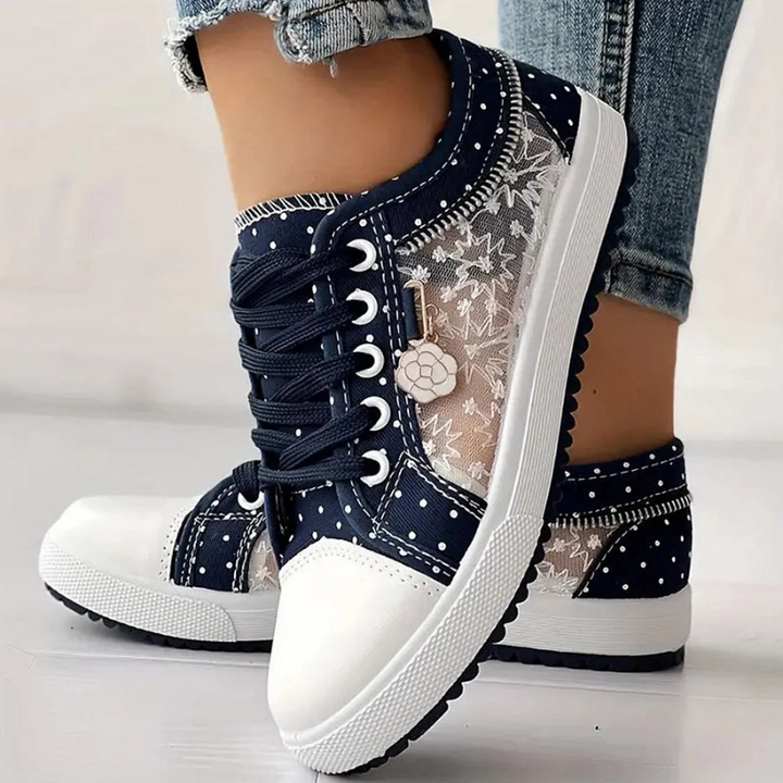 Lucienne - Floral Elegance Sneakers