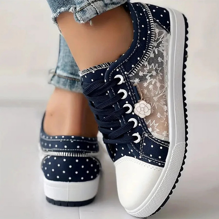 Lucienne - Floral Elegance Sneakers