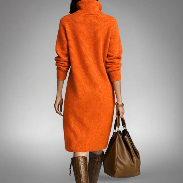 Elona - Sophisticated Midi Dress