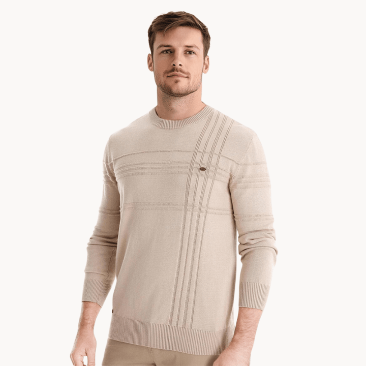 Seve - Elegant Checked Sweater